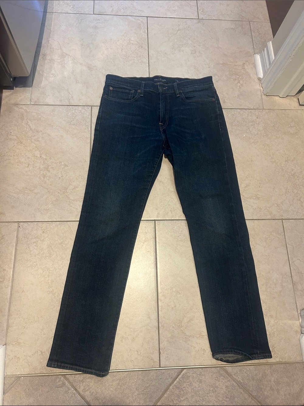 Lucky Brand Men's Dark Blue Slim Jeans